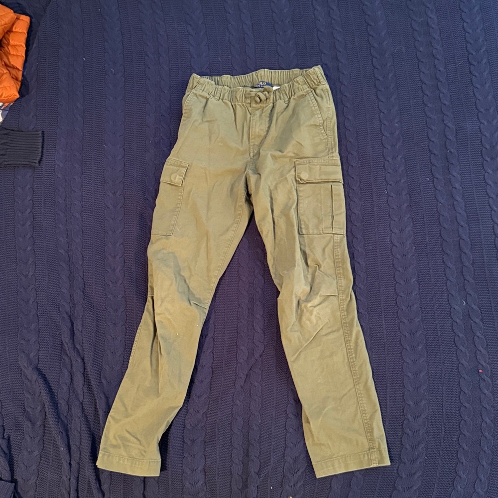 Polo by Ralph Lauren Olive Drawstring Cargo Pants